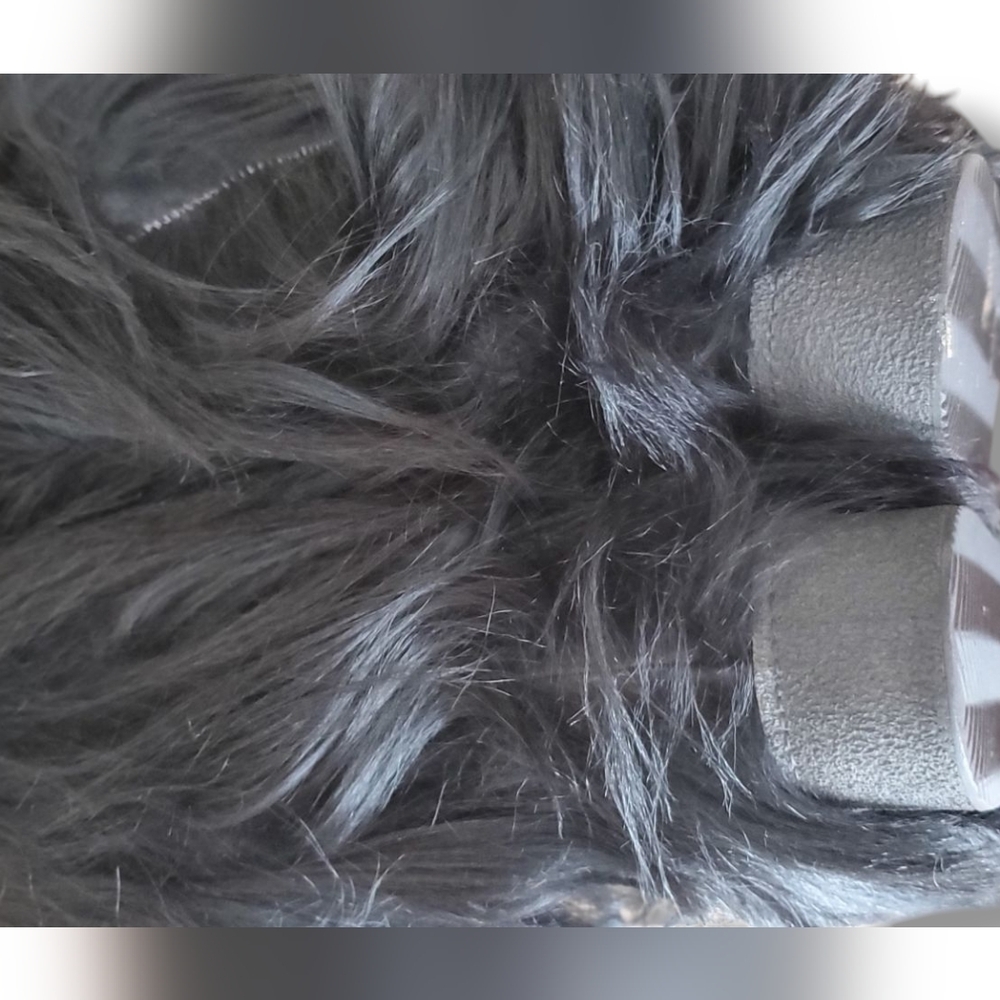 GUCCI Yeti Siberian Goat Hair Black Fur Vintage winter boots with COA - Picture 11 of 16